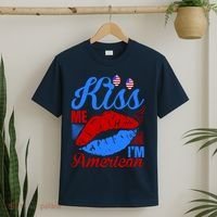 Kiss Me Im American T-Shirt thumb 2