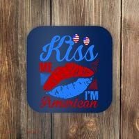 Kiss Me Im American Coaster thumb 0
