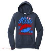 Kiss Me Im American Women's Hoodie thumb 0