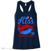 Kiss Me Im American Women's Tank Top thumb 0