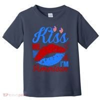 Kiss Me Im American Toddler T-Shirt thumb 0