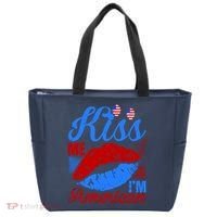 Kiss Me Im American Tote Bag thumb 0