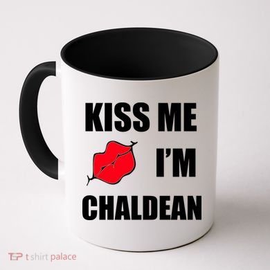 Kiss Me Im Chaldean Coffee Mug