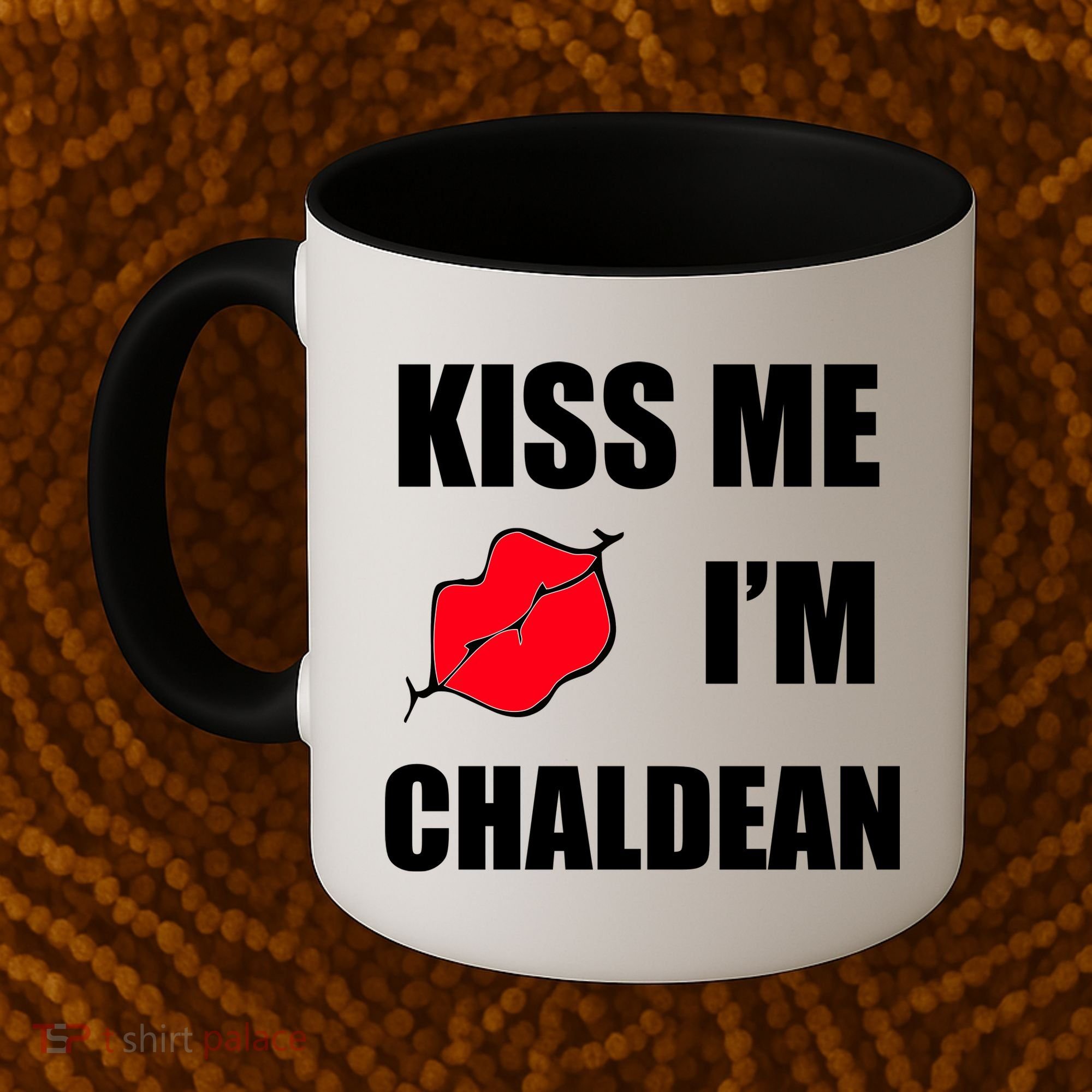 Kiss Me Im Chaldean Coffee Mug
