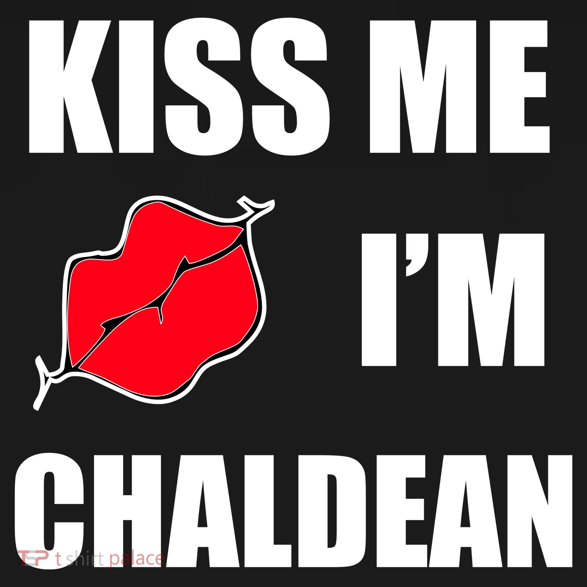 Kiss Me Im Chaldean Ornament