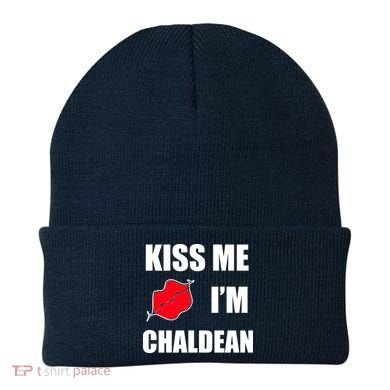 Kiss Me Im Chaldean Beanie