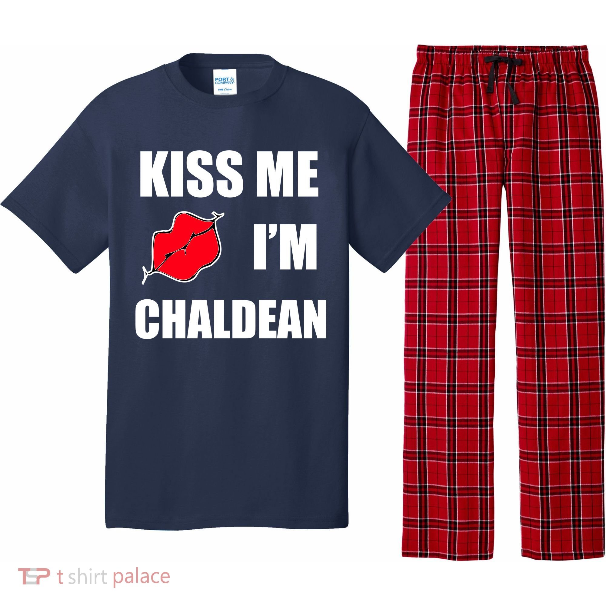 Kiss Me Im Chaldean Pajama Set