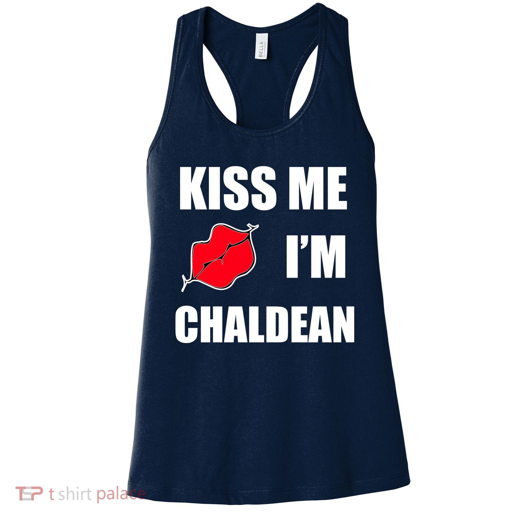 Kiss Me Im Chaldean Women's Tank Top