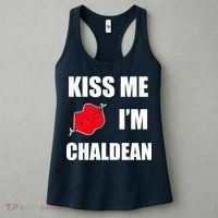 Kiss Me Im Chaldean Women's Tank Top thumb 3