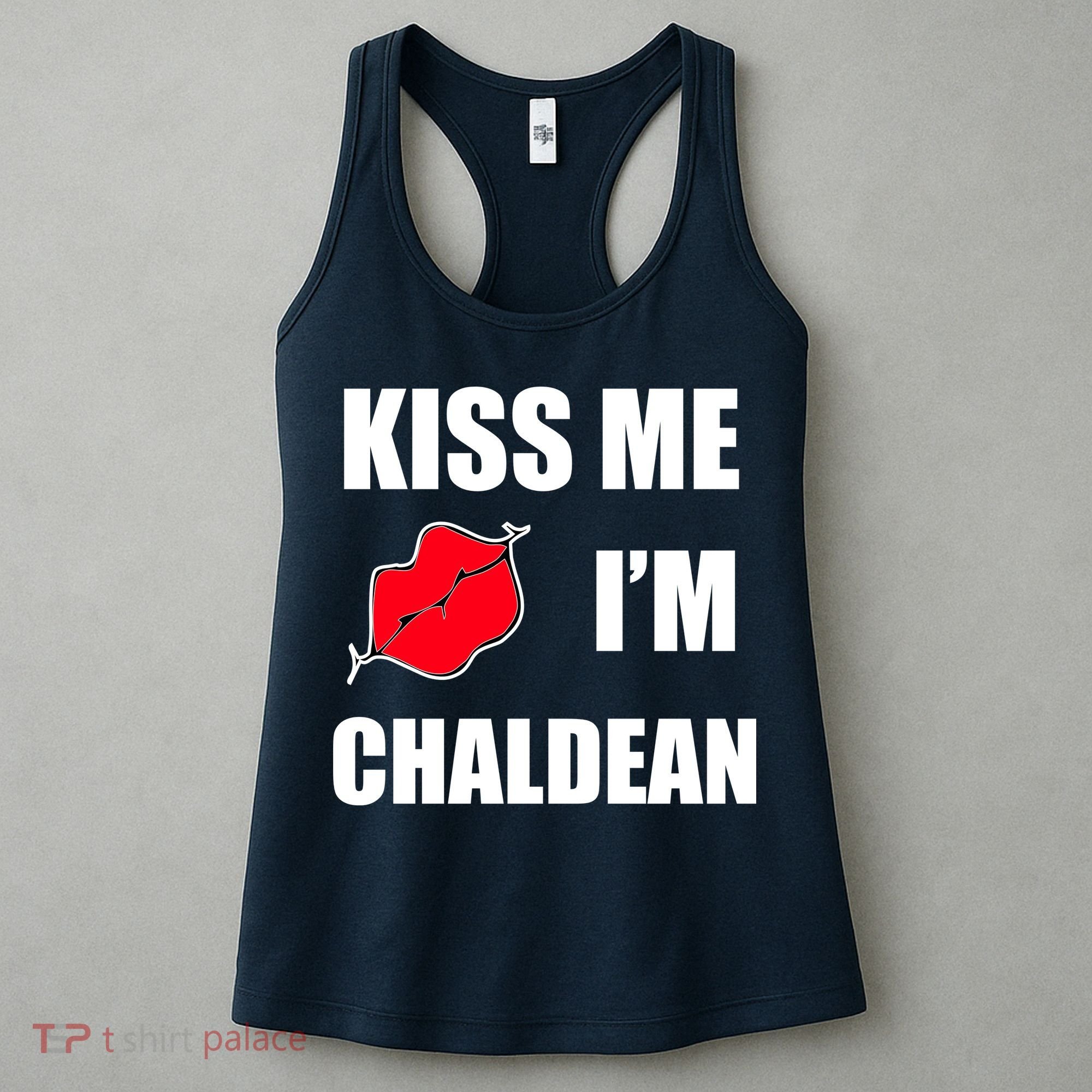 Kiss Me Im Chaldean Women's Tank Top