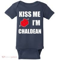 Kiss Me Im Chaldean Baby Bodysuit thumb 0