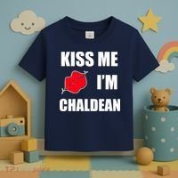 Kiss Me Im Chaldean Toddler T-Shirt thumb 3