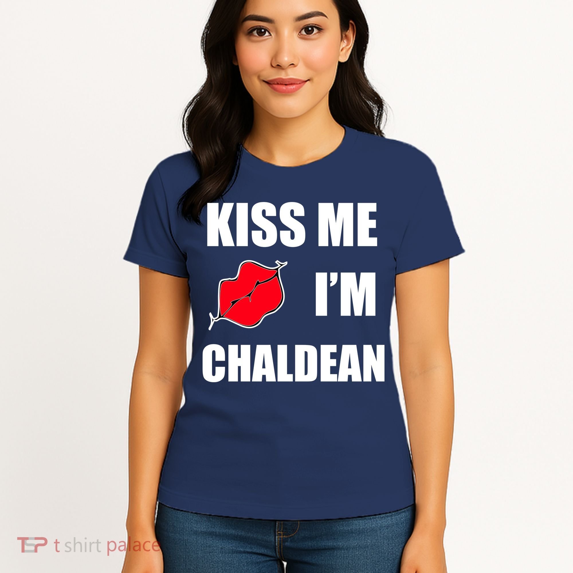 Kiss Me Im Chaldean Women's T-Shirt