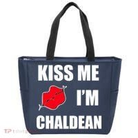 Kiss Me Im Chaldean Tote Bag thumb 0