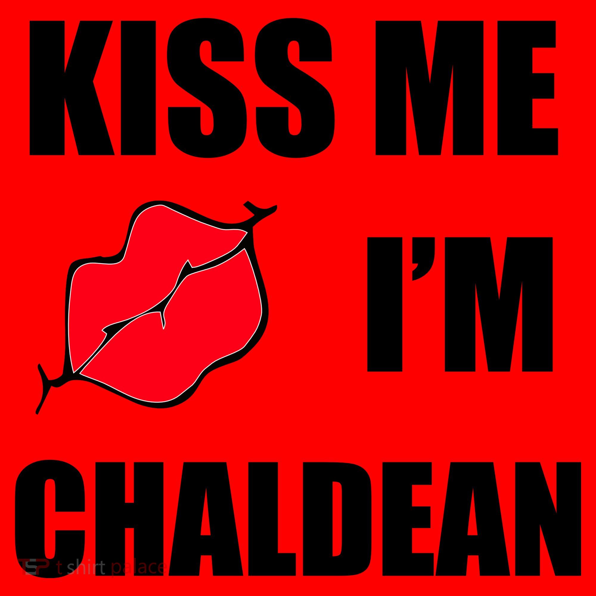 Kiss Me Im Chaldean Santa Hat