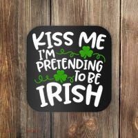 Kiss Me I'm Pretending To Be Irish Coaster thumb 0