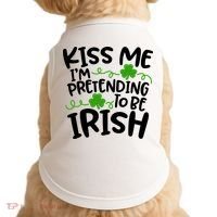 Kiss Me I'm Pretending To Be Irish Doggie Tank thumb 0