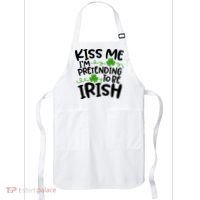 Kiss Me I'm Pretending To Be Irish Apron thumb 0