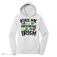 Kiss Me I'm Pretending To Be Irish Women's Hoodie thumb 0