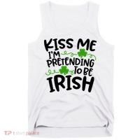 Kiss Me I'm Pretending To Be Irish Tank Top thumb 0