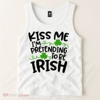 Kiss Me I'm Pretending To Be Irish Tank Top thumb 2
