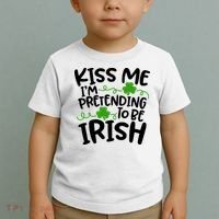 Kiss Me I'm Pretending To Be Irish Toddler T-Shirt thumb 2