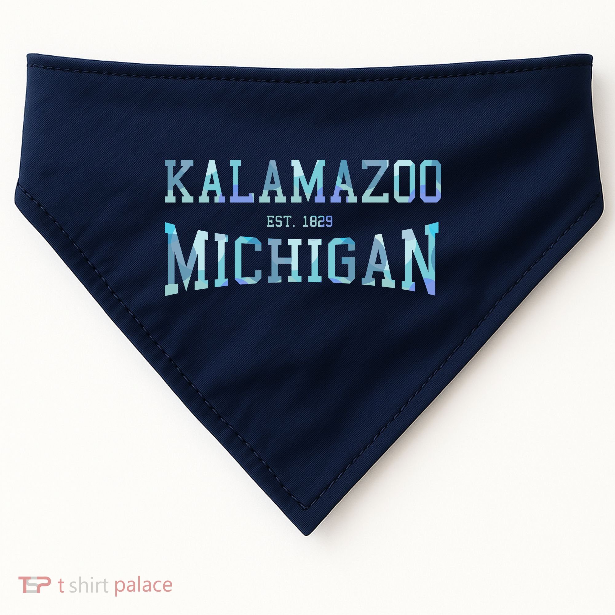 Kalamazoo Michigan USA-Made Doggie Bandana