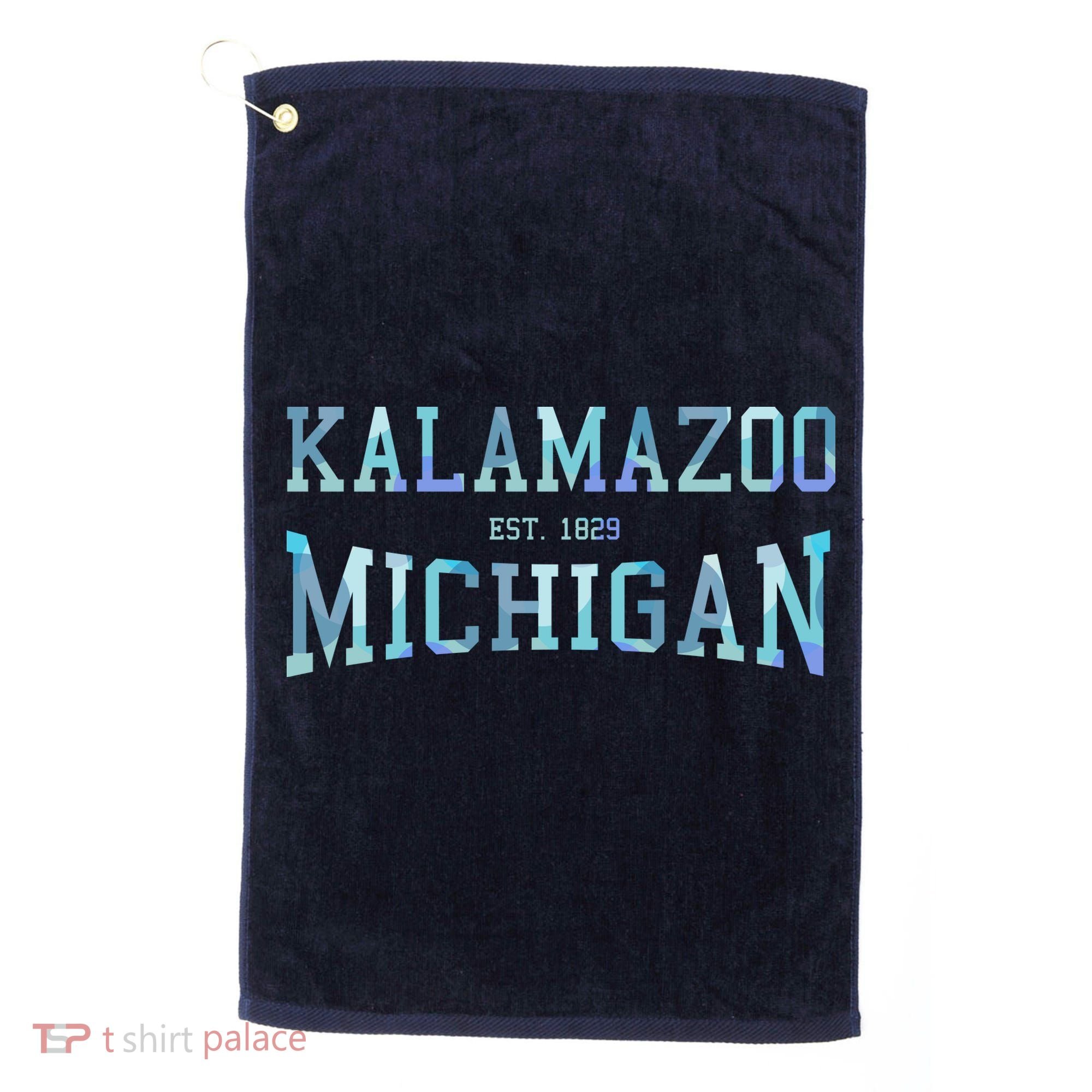 Kalamazoo Michigan Golf Towel