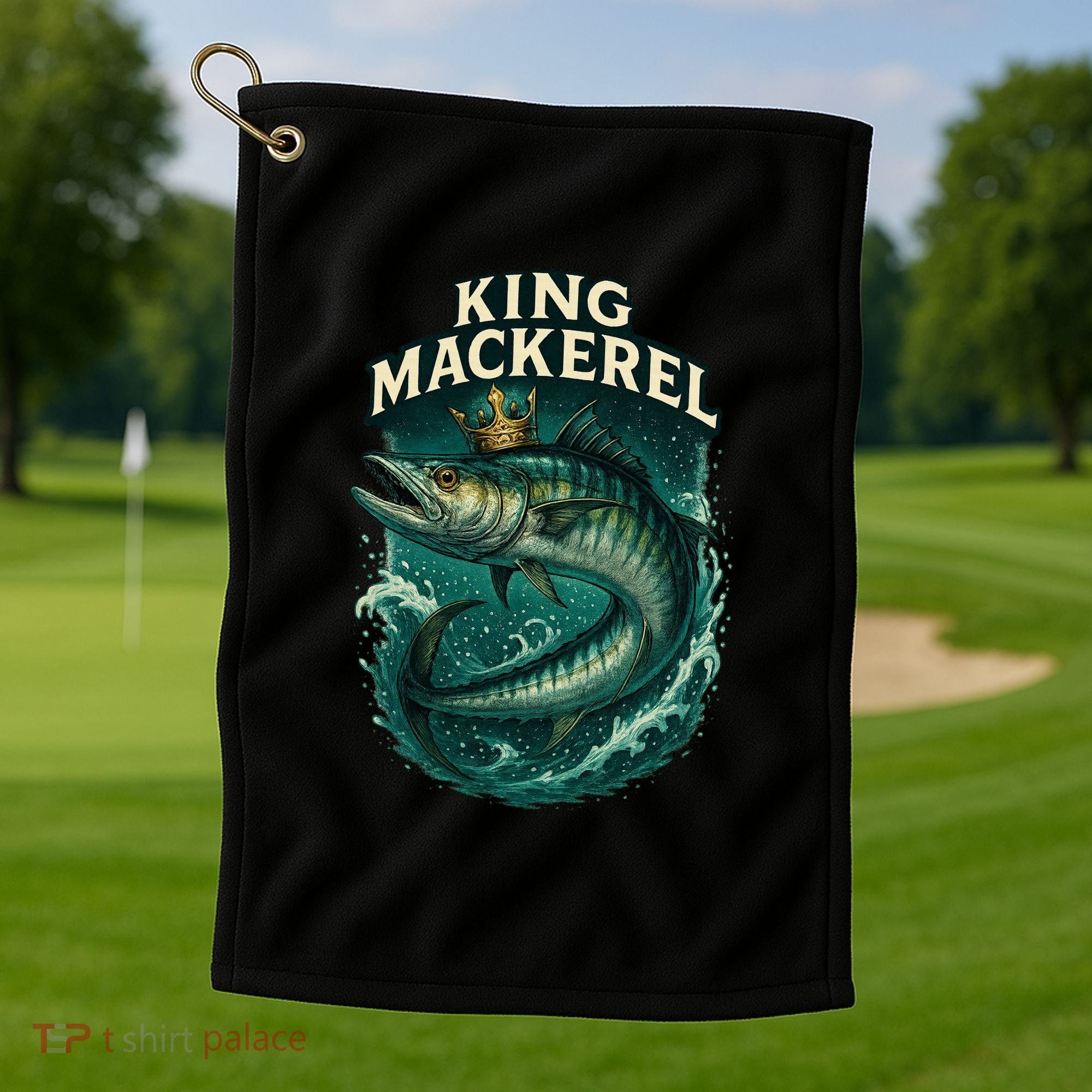King Mackerel  Golf Towel