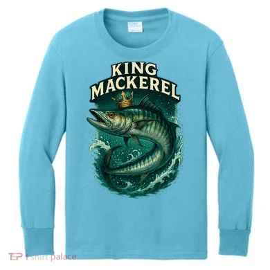 King Mackerel Kids Long Sleeve Shirt