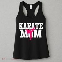 Karate Mom Mother's Day Martial Arts Kickboxing Taekwondo Women's Tank Top thumb 3