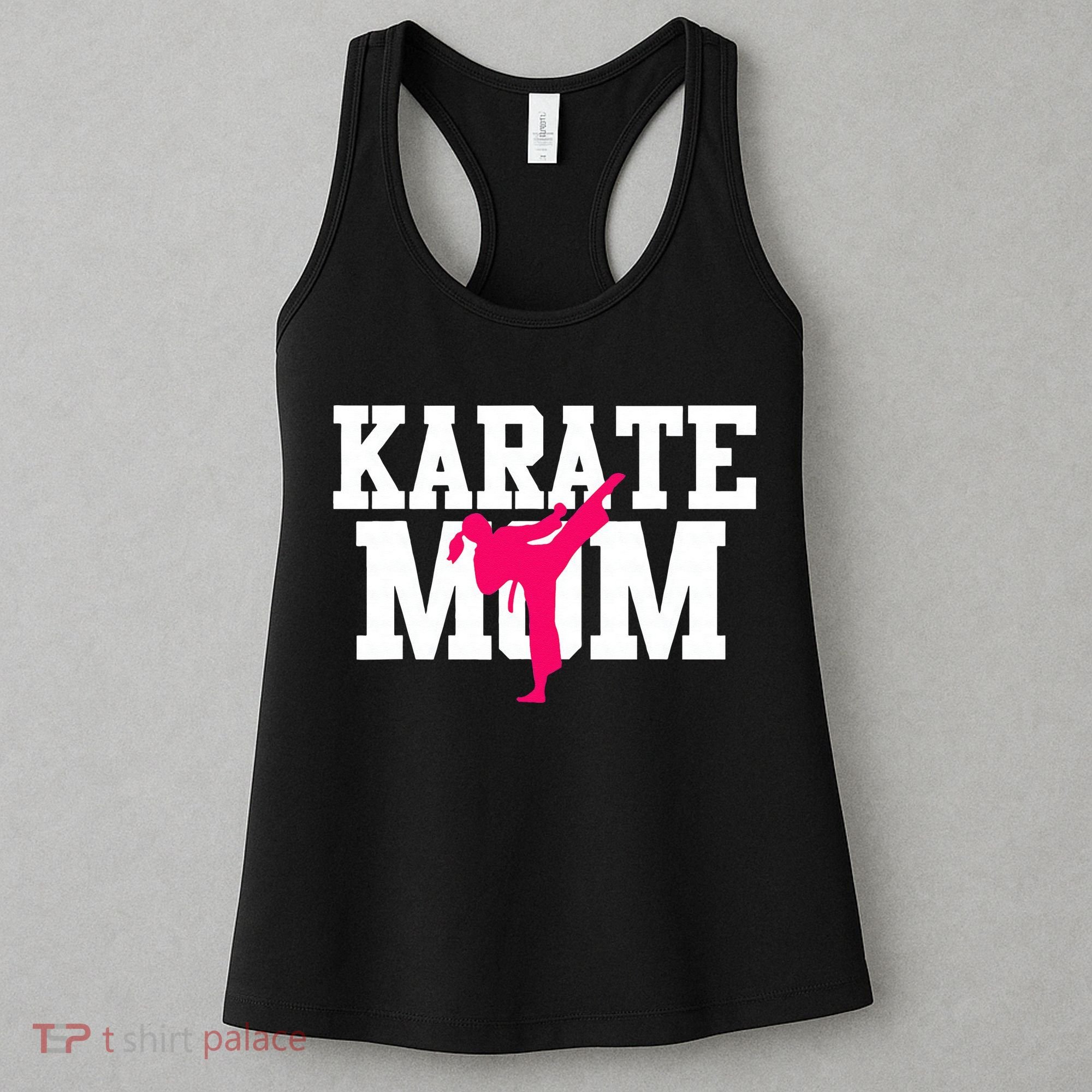 Karate Mom Mother's Day Martial Arts Kickboxing Taekwondo Women's Tank Top