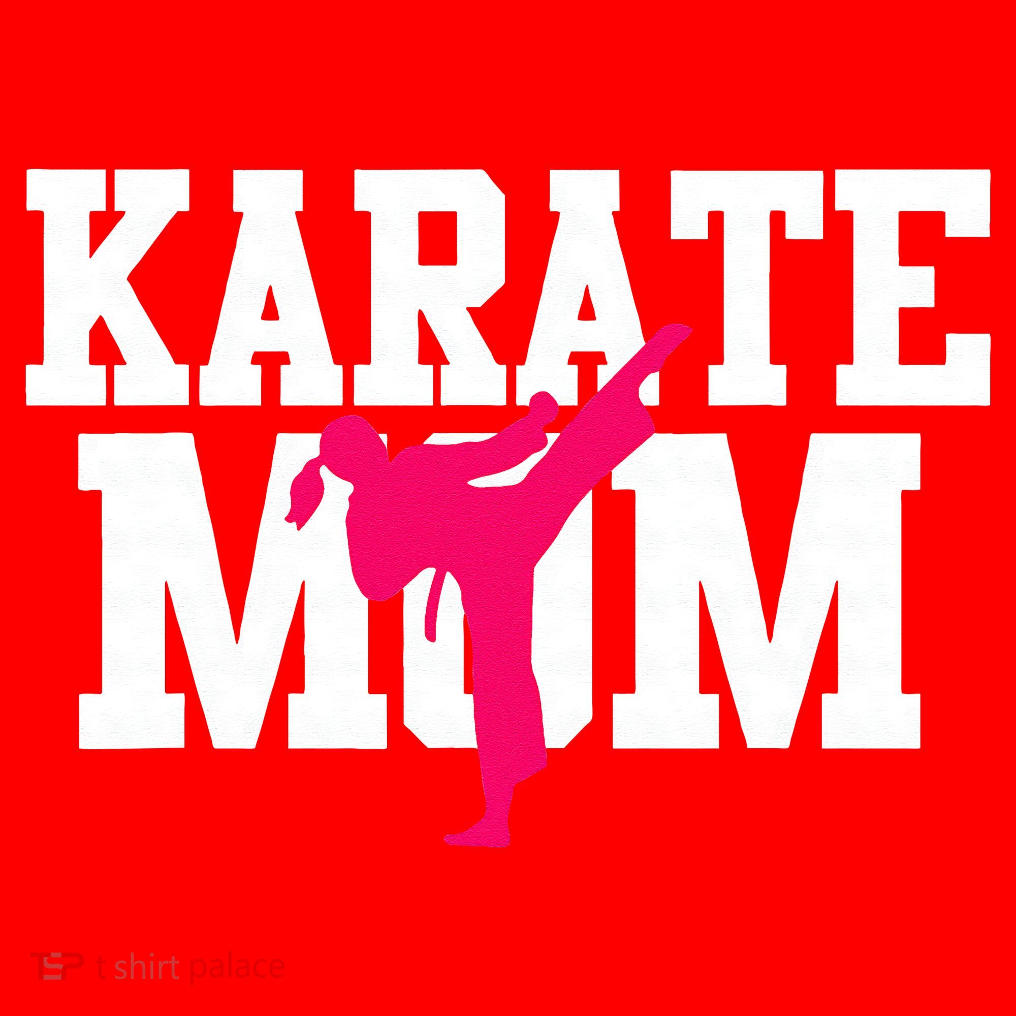 Karate Mom Mother's Day Martial Arts Kickboxing Taekwondo Santa Hat
