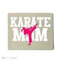 Karate Mom Mother's Day Martial Arts Kickboxing Taekwondo Mousepad thumb 0