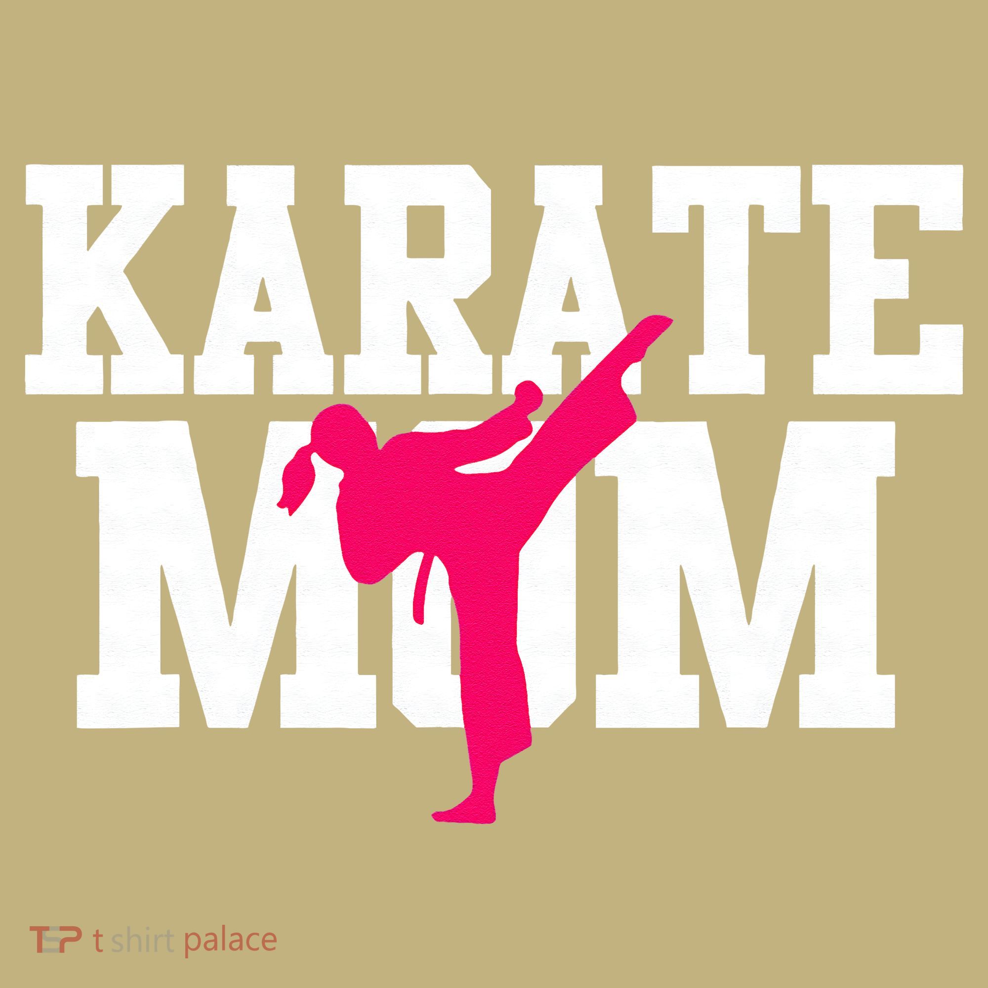 Karate Mom Mother's Day Martial Arts Kickboxing Taekwondo Mousepad