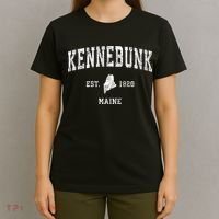 Kennebunk Maine Me Vintage Athletic Sports T-Shirt thumb 4