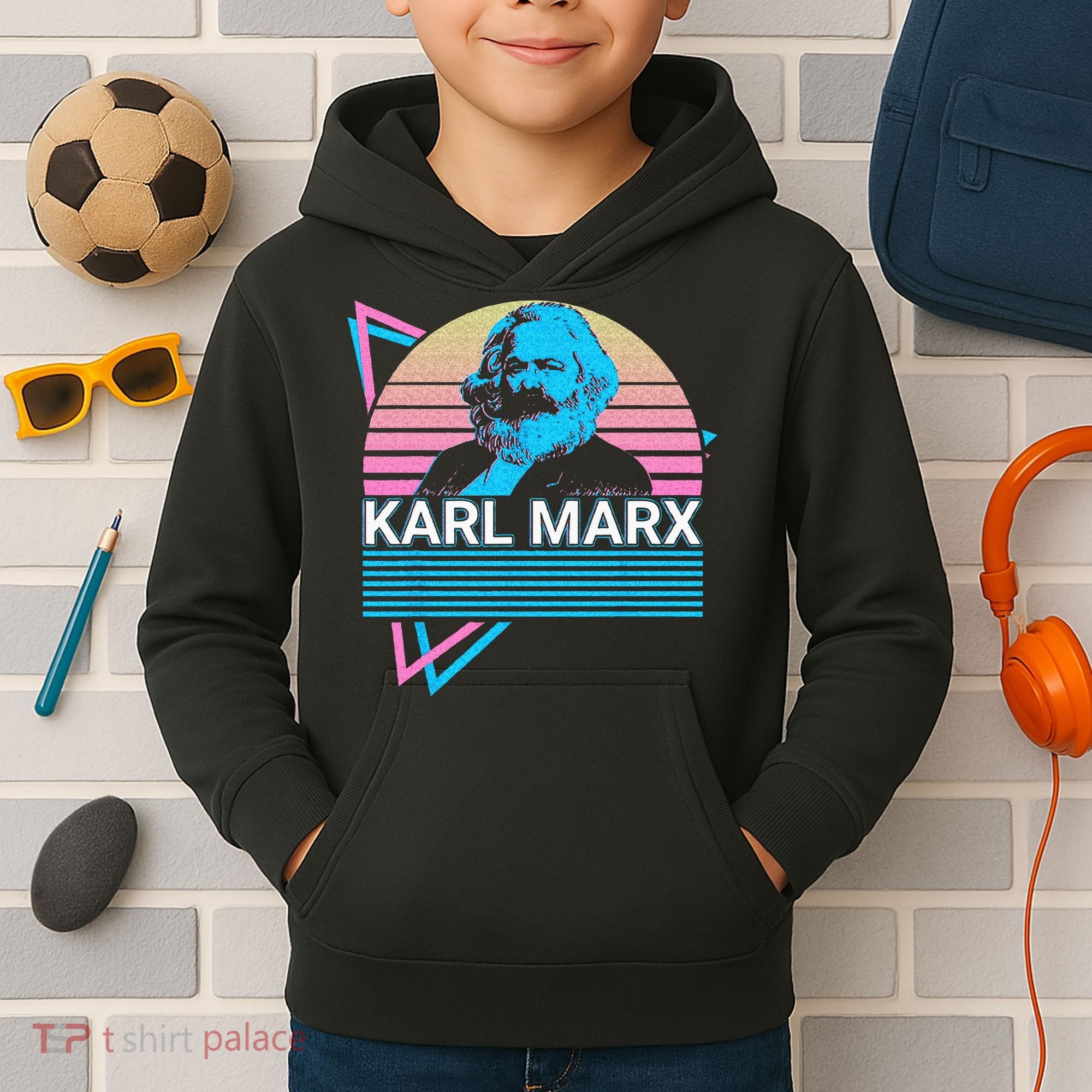 Karl Marx Marxism Communism Communist Socialism Socialist Kids Hoodie