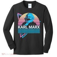 Karl Marx Marxism Communism Communist Socialism Socialist Kids Long Sleeve Shirt thumb 0