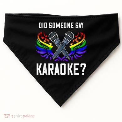 Karaoke Microphone Machine Music Singer USA-Made Doggie Bandana