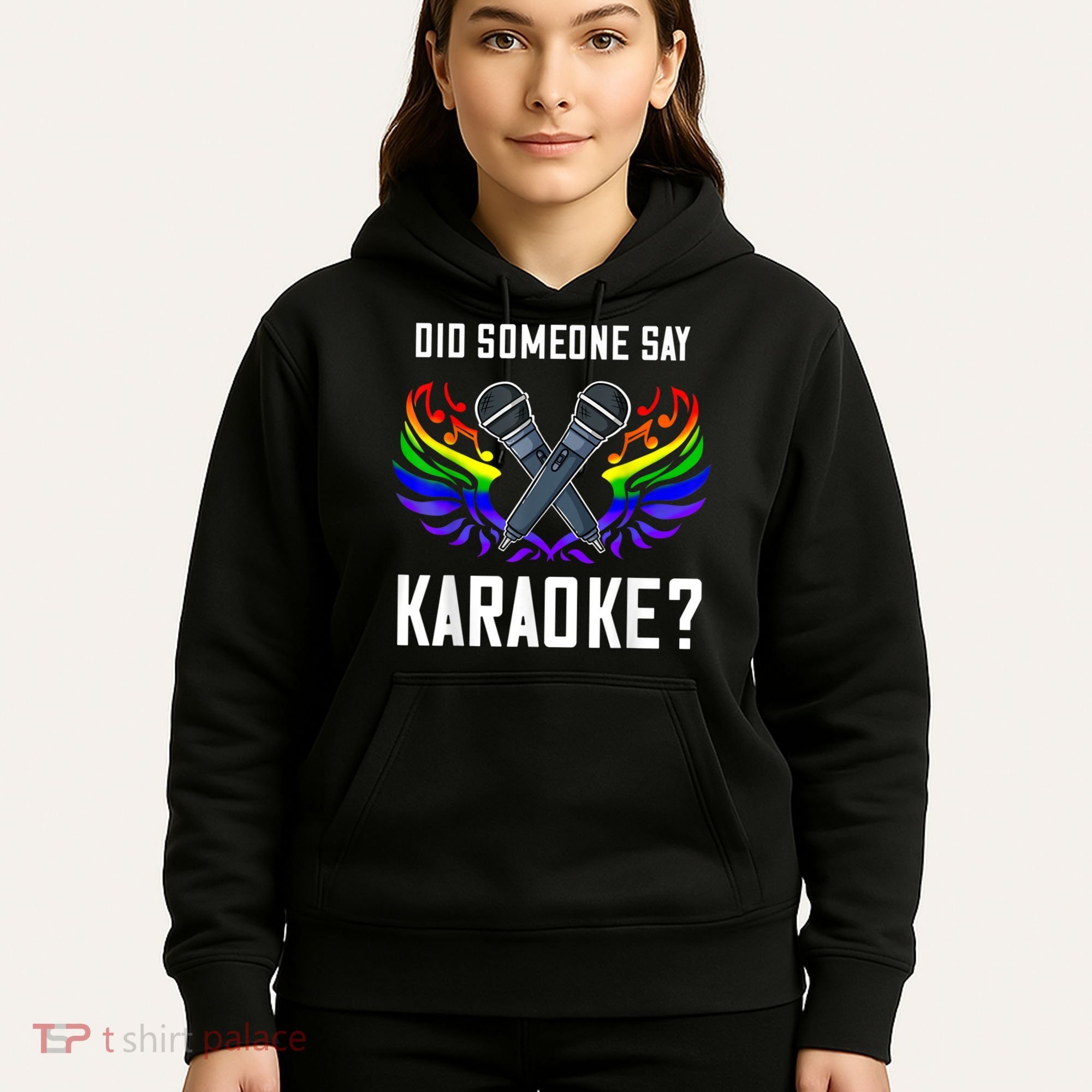 Karaoke Microphone Machine Music Singer Hoodie