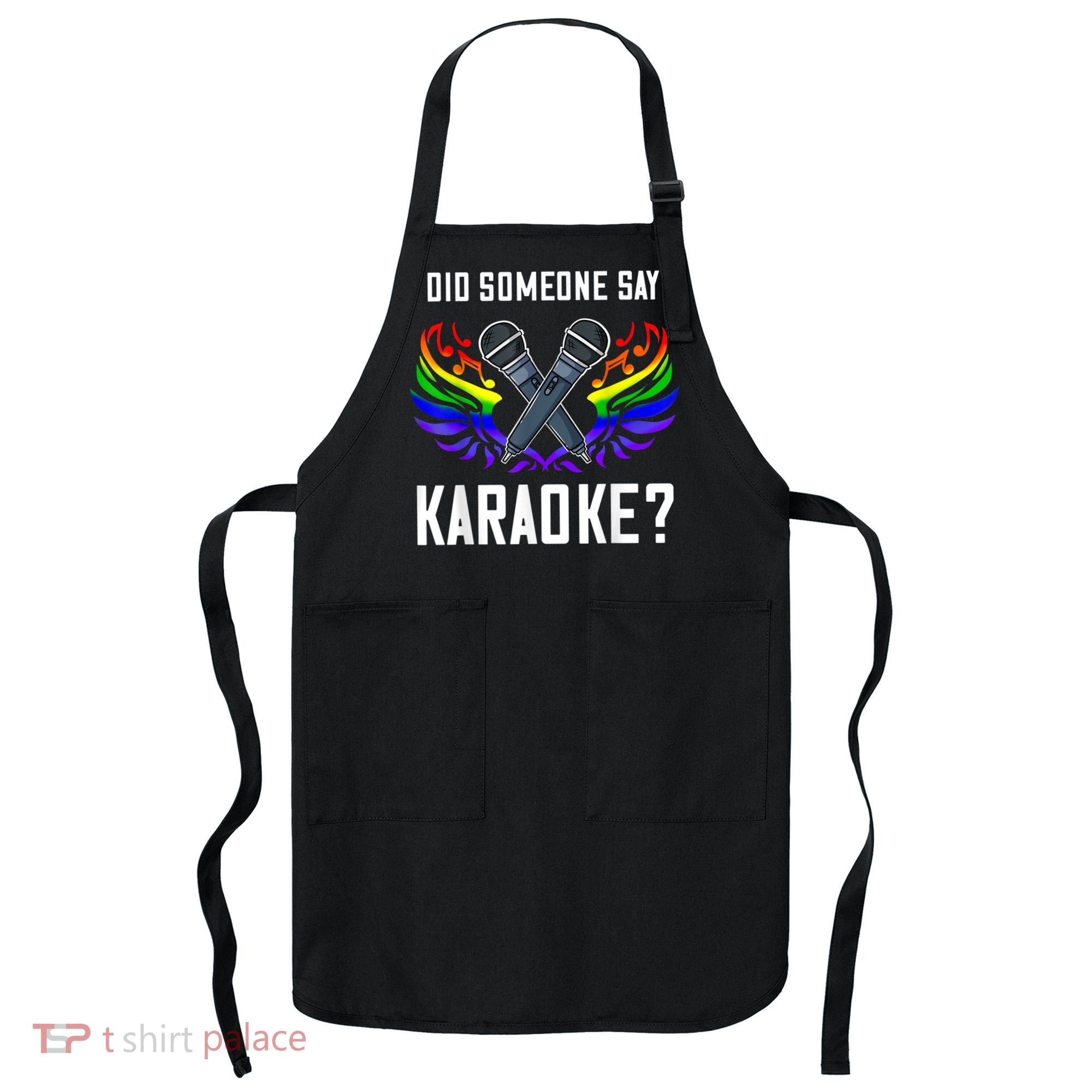 Karaoke Microphone Machine Music Singer Apron