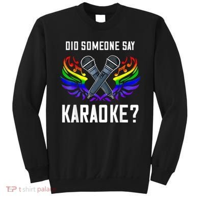 Karaoke Microphone Machine Music Singer Sweatshirt