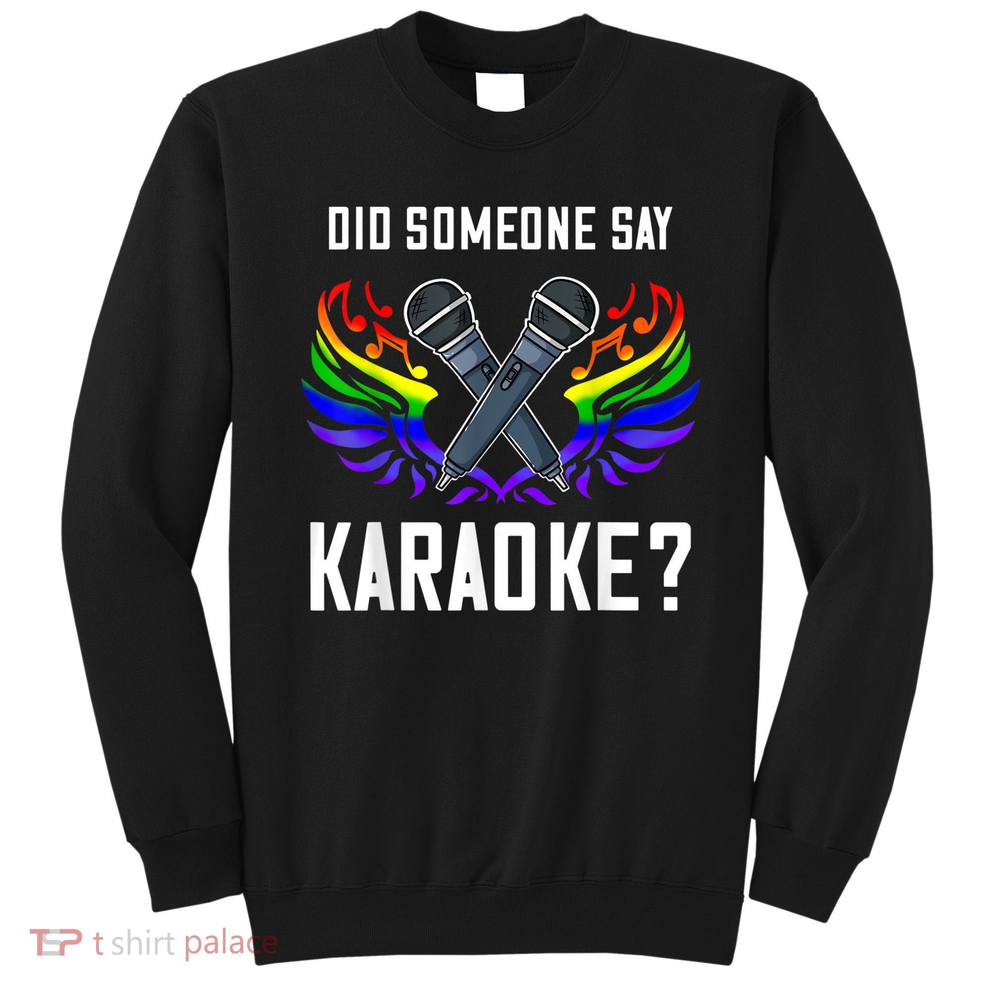 Karaoke Microphone Machine Music Singer Sweatshirt