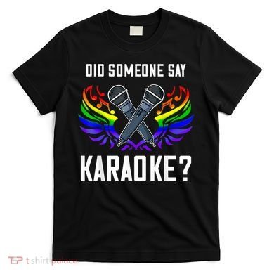 Karaoke Microphone Machine Music Singer T-Shirt