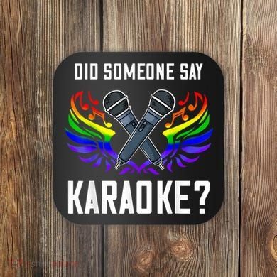 Karaoke Microphone Machine Music Singer Coaster