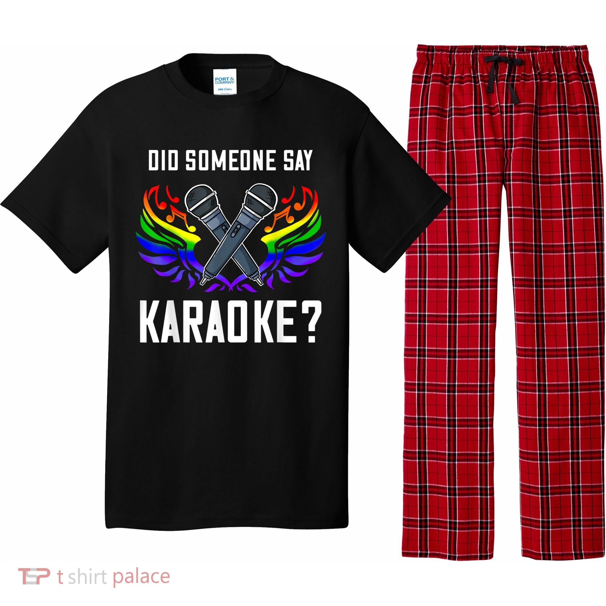 Karaoke Microphone Machine Music Singer Pajama Set