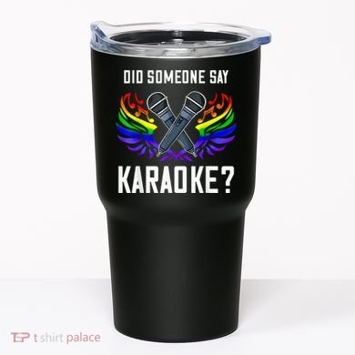 Karaoke Microphone Machine Music Singer Tumbler
