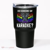 Karaoke Microphone Machine Music Singer Tumbler thumb 0