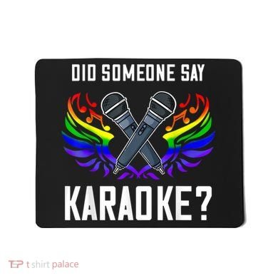 Karaoke Microphone Machine Music Singer Mousepad