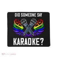 Karaoke Microphone Machine Music Singer Mousepad thumb 0